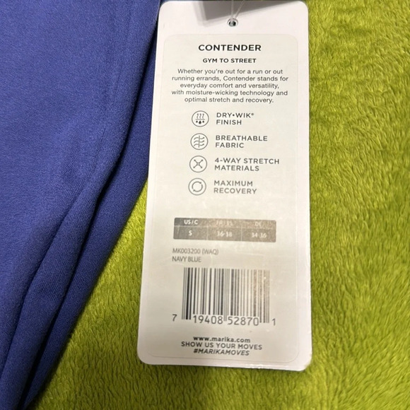 NWT WNS Marika Contender Leggings Sz Small Color Blueberry - Picture 2 of 6